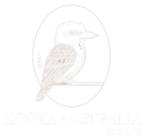Kooka Australia Pty Ltd — kookaburra emblem